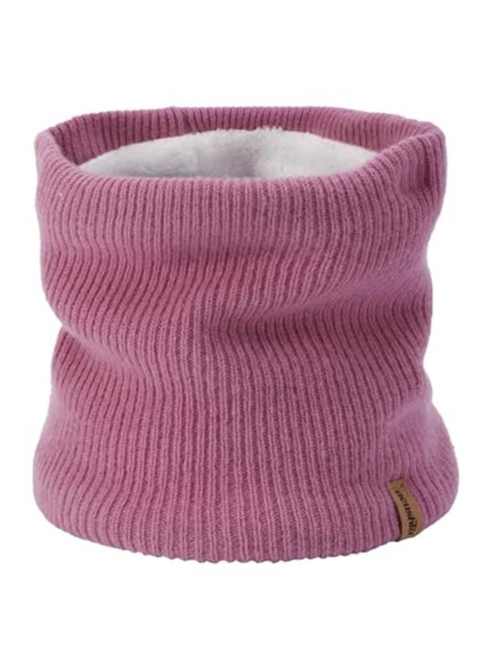 Pink Merino Wool Neck Gaiter Fleece Lined Winter Scarf Ski Face Mask
